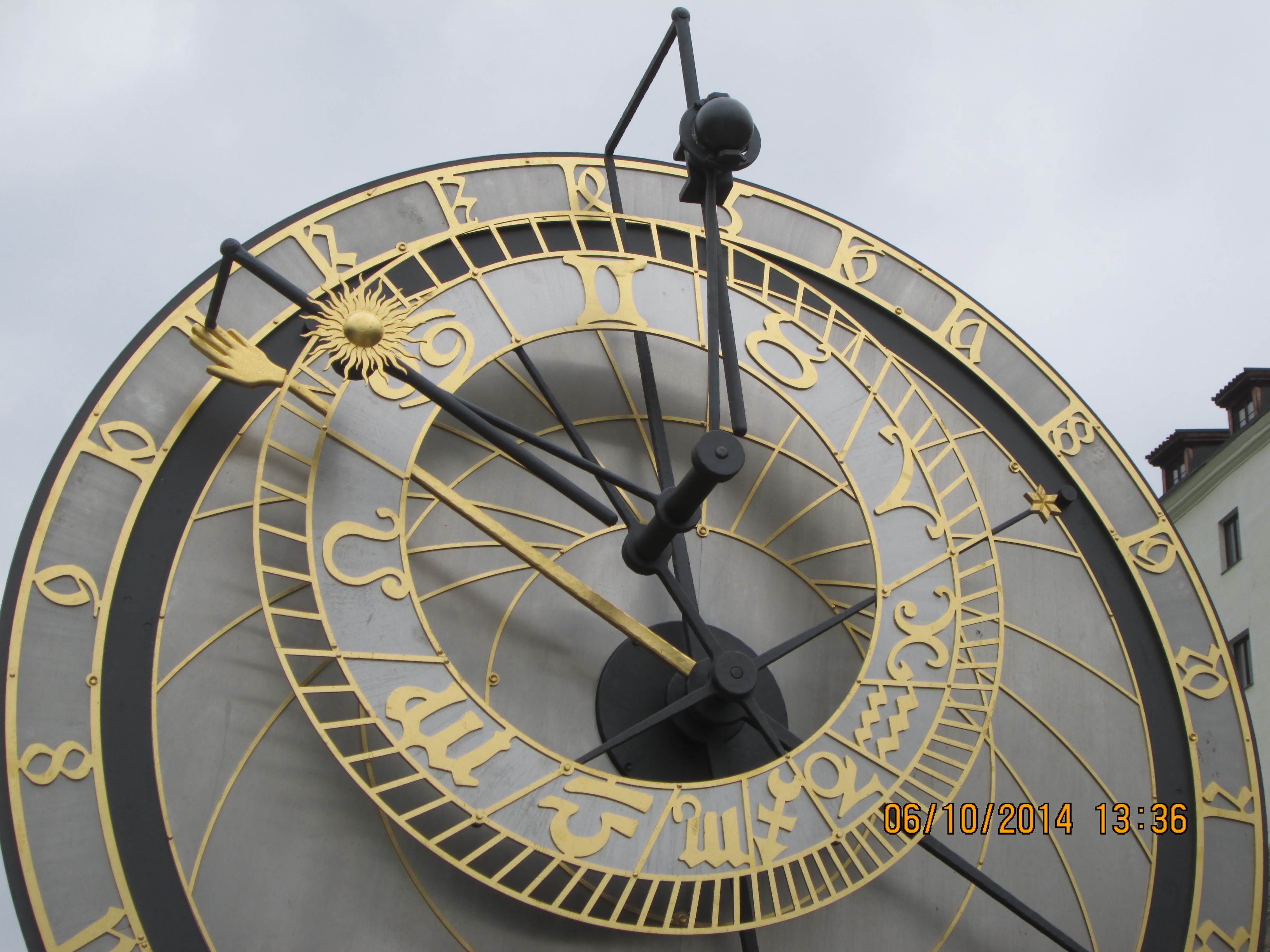 2014-10-6 Kadaň, replika orloje (2)