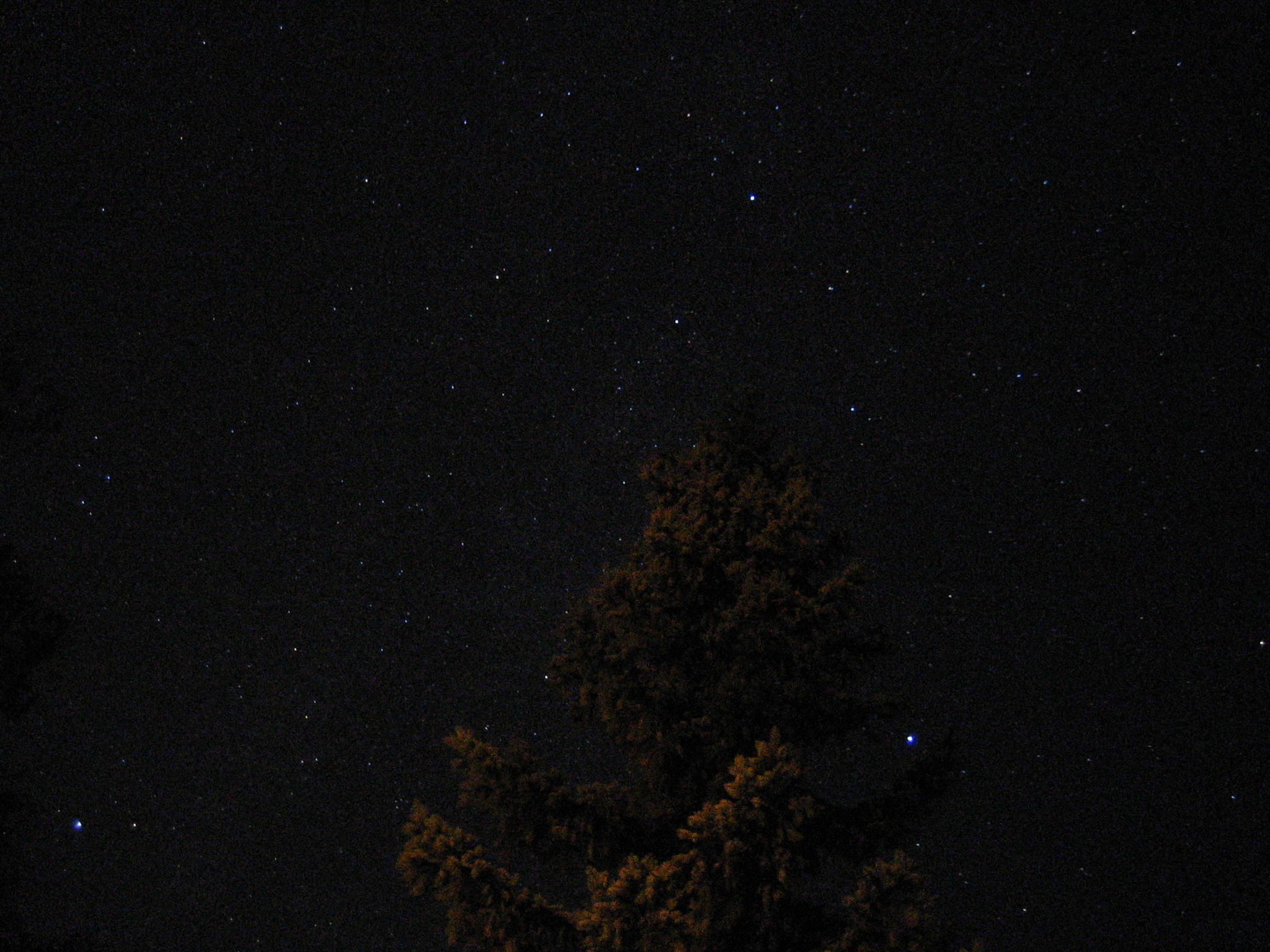 2012-8-19 souhvězdí Labuť, vpravo Vega