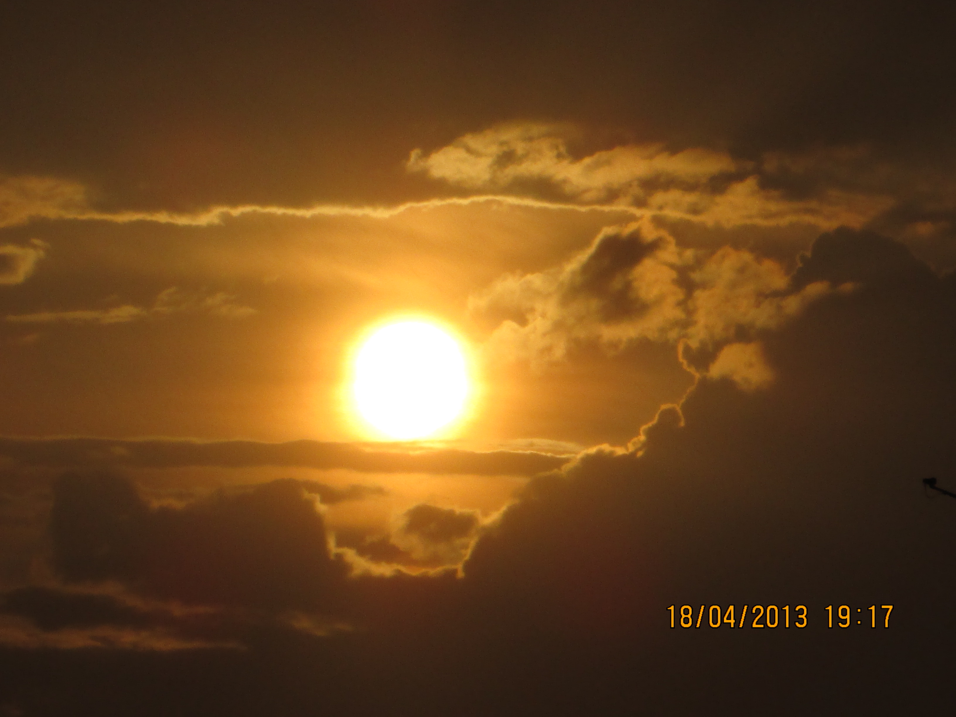 2013-4-18 západ Slunce